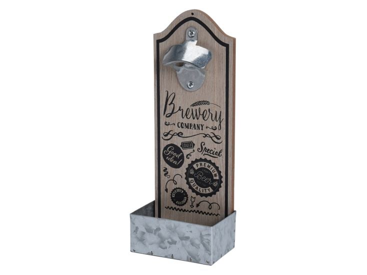 Ouvre-bouteille avec bac de récupération