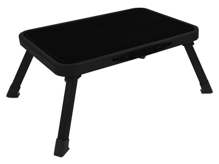 Obelink marche-pied simple pliable - noir