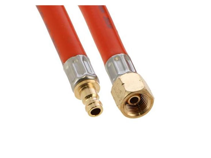Gimeg tuyau de gaz PVC 1/4 gauche x déconnexion rapide 3 mètres