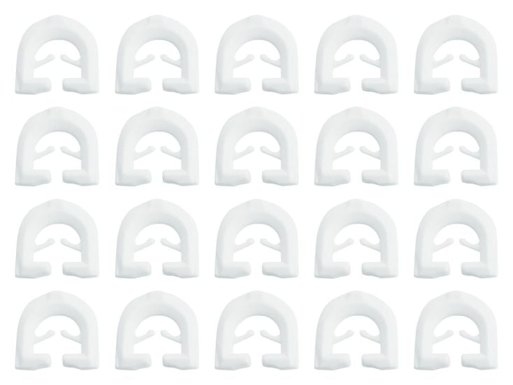 Curseurs de rideaux plats