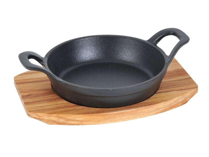 Plat de cuisson en fonte de 15 cm en fonte