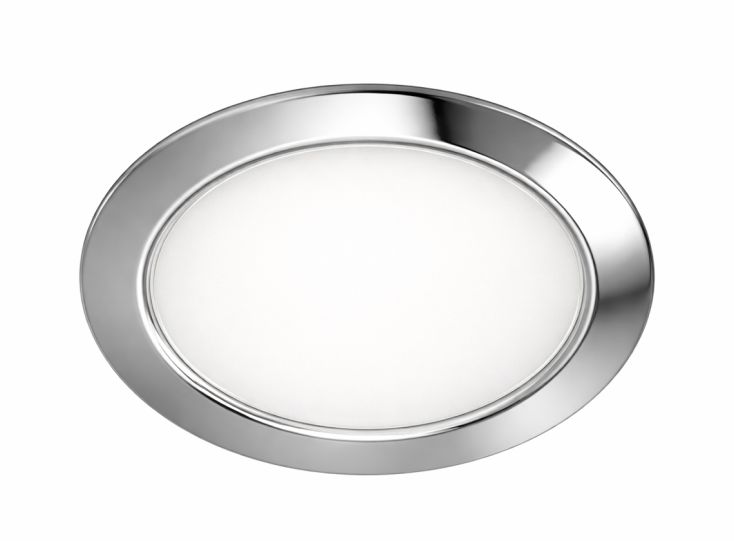 Haba Cerna spot encastrable LED chromé sans interrupteur