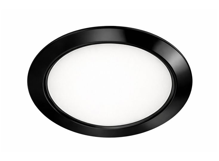 Haba Cerna spot encastrable LED noir sans interrupteur