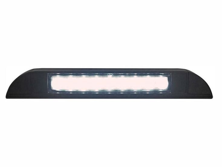 Lampe de porte noire LED Caletta