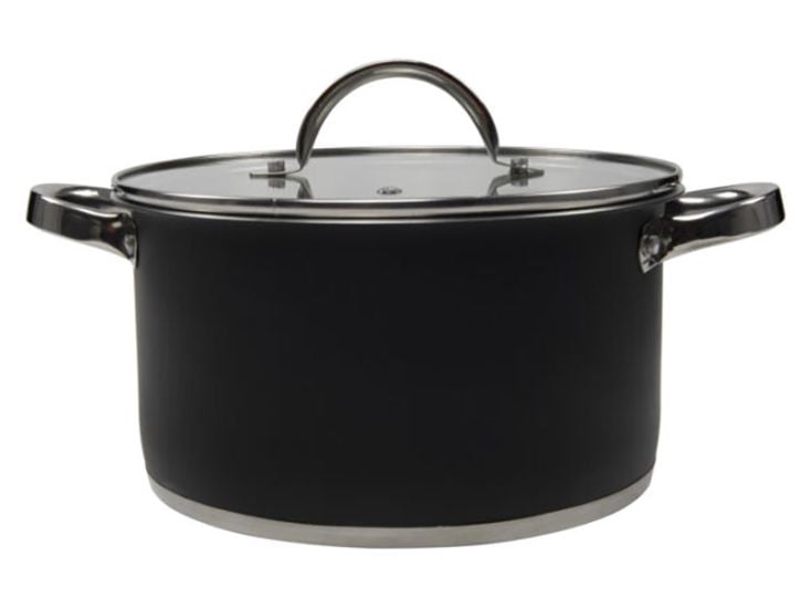 Casserole en Acier Inoxydable Ø 24 cm Noir