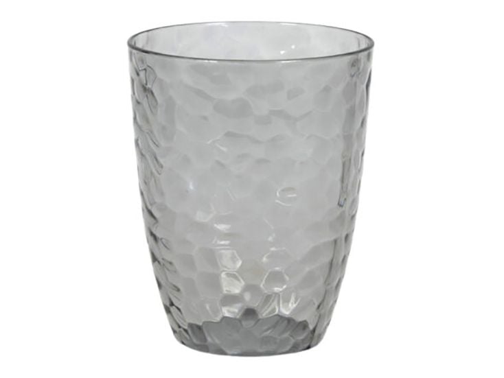 Verre transparent gris Ø8,50 cm