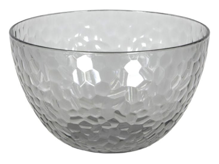 Bol transparent gris Ø14 cm