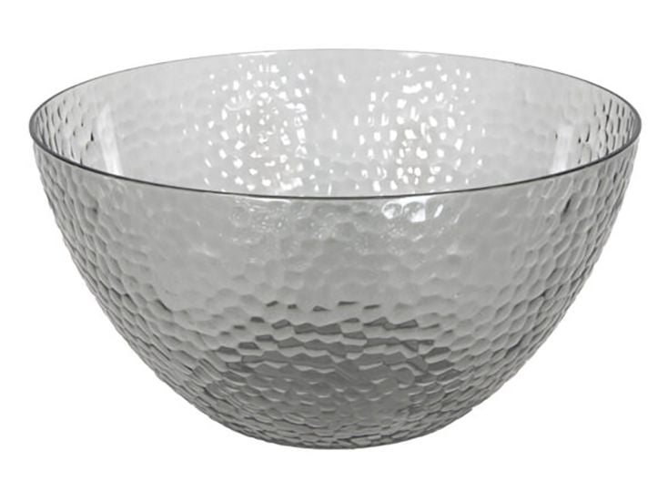 Bol transparent gris Ø25,5 cm