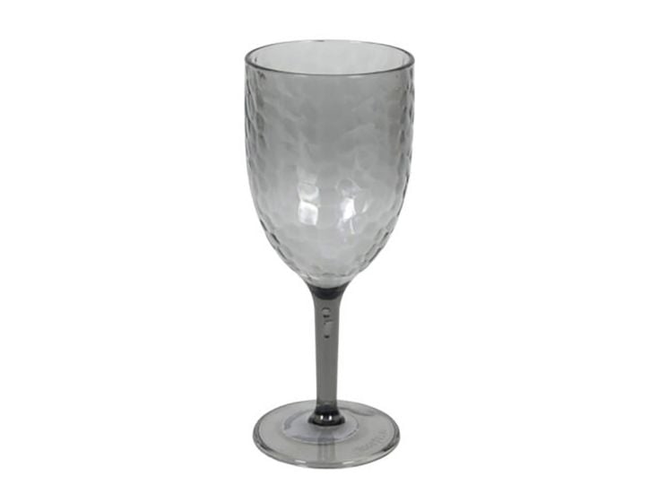 Verre à vin transparent gris Ø8 cm