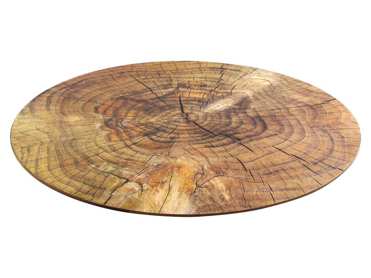 Svenska Living set de table aspect bois