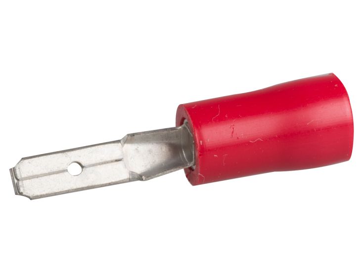 Cosses mâle plate rouge