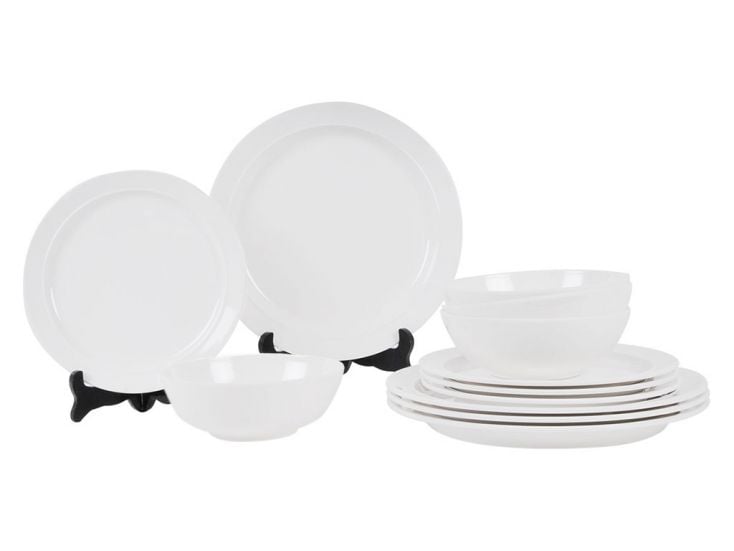 Kampa Classic White service vaisselle 12 pièces
