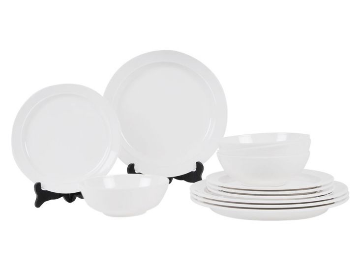 Kampa Classic White service vaisselle 12 pièces