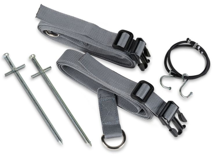 Dometic Storm Tie Down Kit Grey sangles anti-tempête