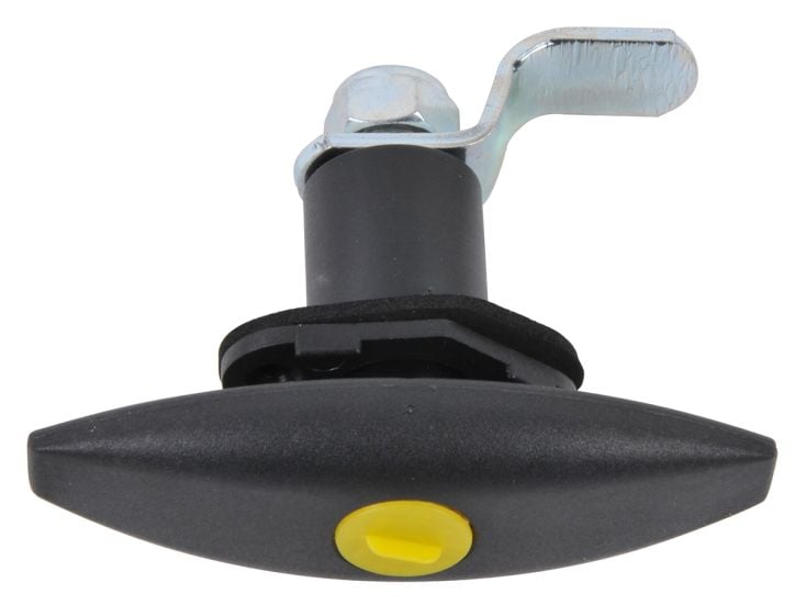Serrure de coffre ovale - Black