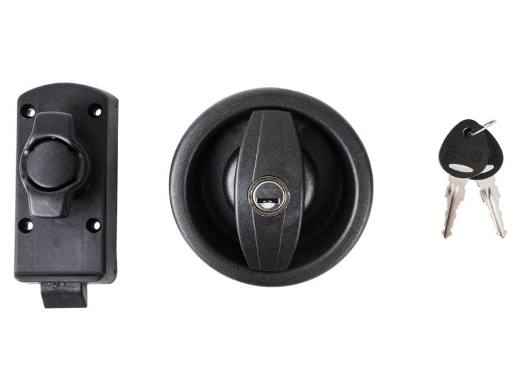 Serrure de porte en matière synthétique oberholz