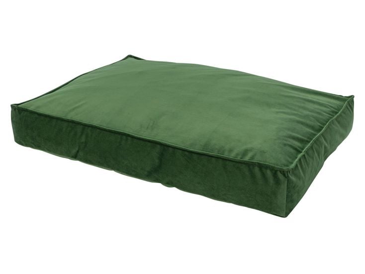 Madison Medium Lounge Velours green coussin pour chien