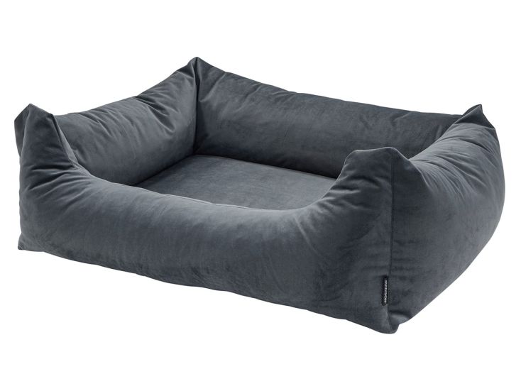 Madison Medium Velours grey panier pour chien