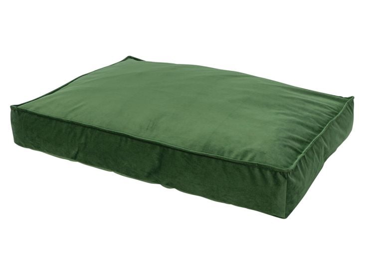 Madison Small Lounge Velours green coussin pour chien
