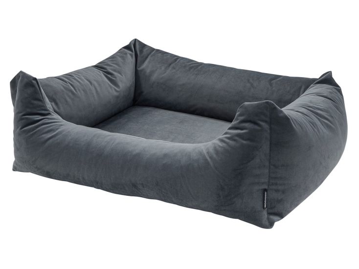 Madison Small Velours grey panier pour chien