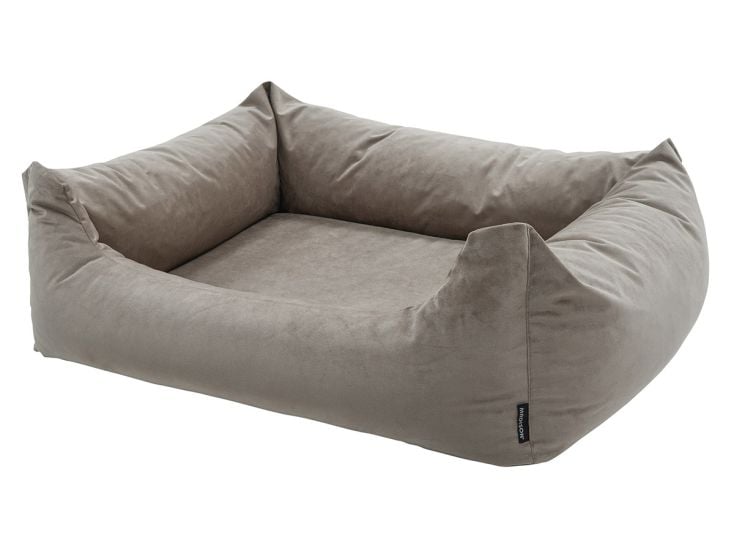 Madison Small Velours taupe panier pour chien