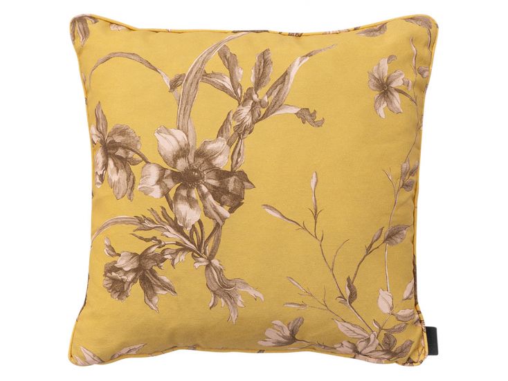 Madison Rose yellow 50 x 50 coussin déco