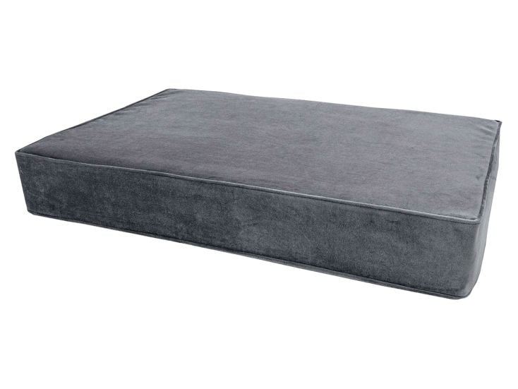Coussin orthopédique pour chien Madison Small Velours gris