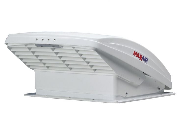 Maxxfan Deluxe lanterneau blanc avec ventilateur