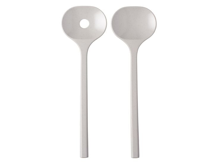 Mepal Bloom couverts à salade - Pebble White