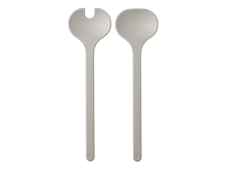 Mepal Set de couverts à salade silueta 2 pièces Nordic White