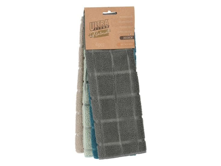 Ensemble Ultra Clean de 4 chiffons en microfibre