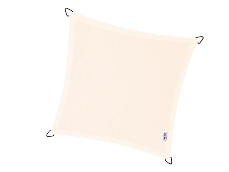 Platinum 5x5m dreamsail toile d'ombrage carrée - Ecru