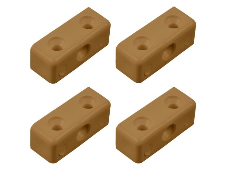Obelink raccords d'angle PVC - Light brown