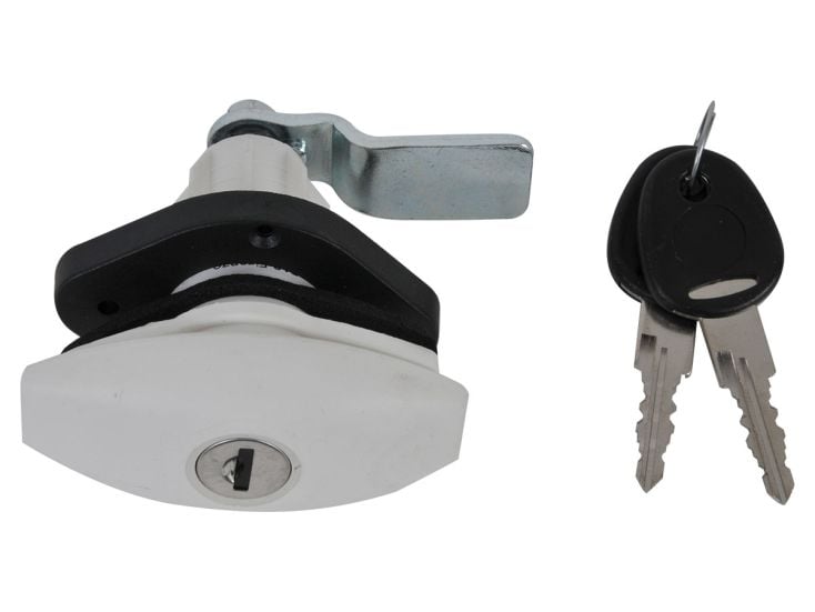 Obelink serrure coffre d'attelage ovale - White