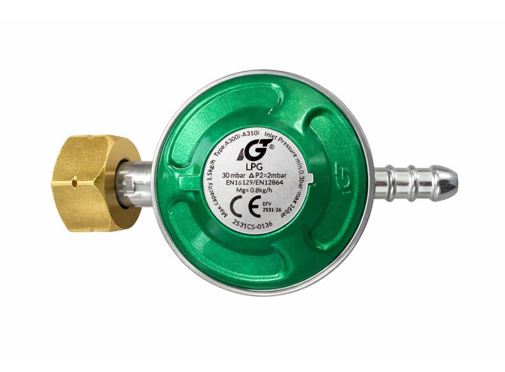 Détendeur à ardillon de tuyau Obelink 30 mbar