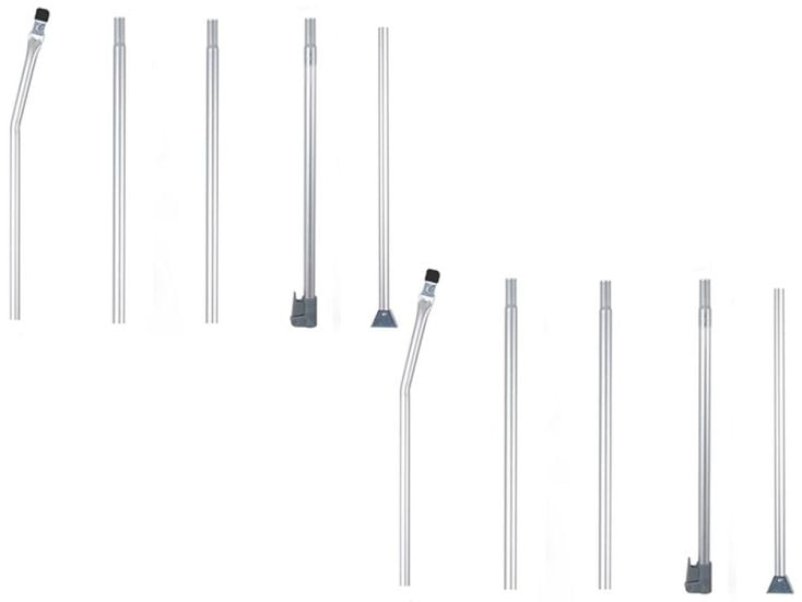 Obelink Aluminium Quick Kit - Barres arrière de soutien