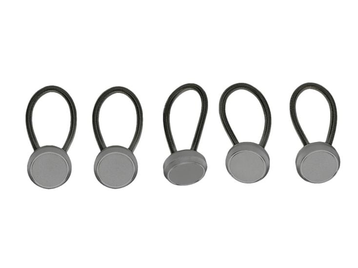 Obelink set d'élastiques courts avec un bouton plat - 9 cm
