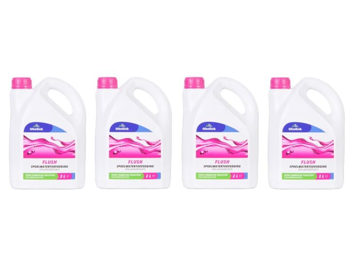 Obelink Flush ensemble de 4 additifs pour réservoir d'eau de rinçage