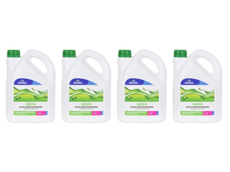 Obelink Green ensemble de 4 additifs pour réservoir à déchets de toilette