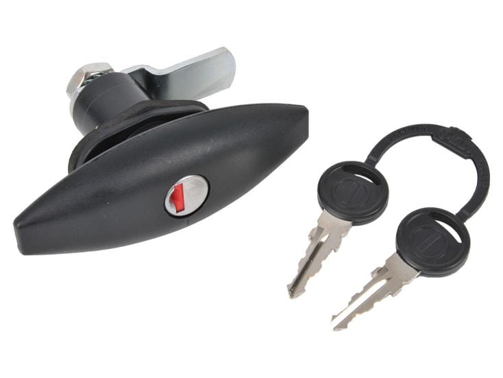 Obelink grande serrure ovale de coffre - Black