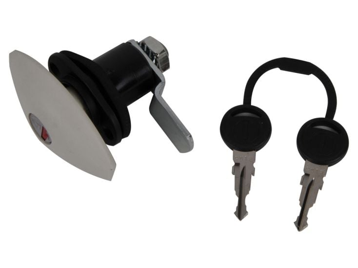 Obelink petite serrure ovale de coffre - White