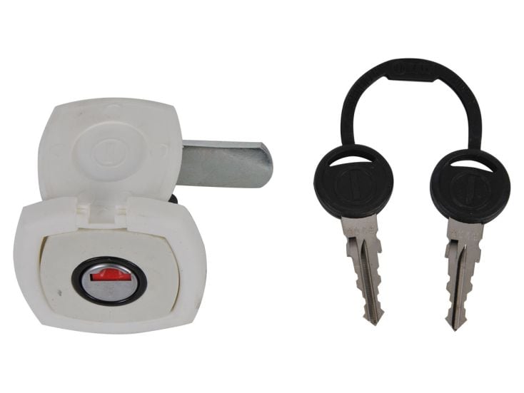 Obelink serrure avec couvercle - White