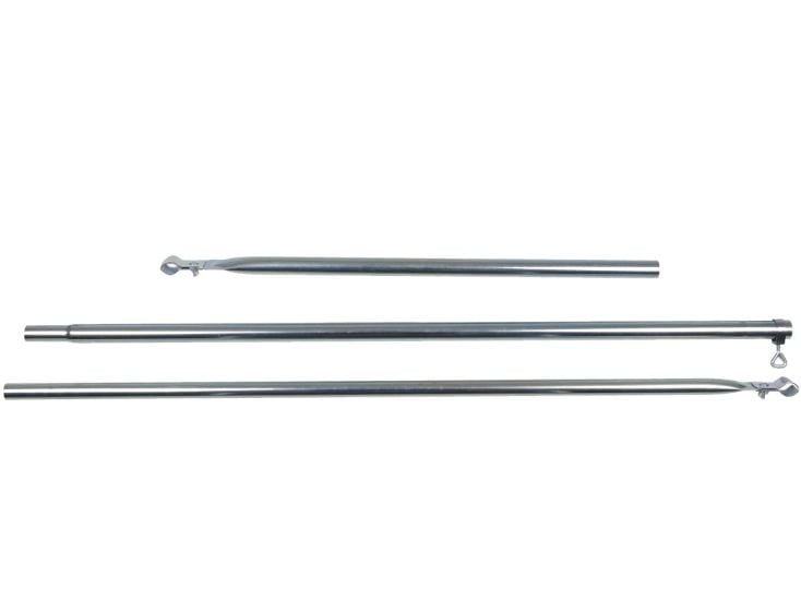 Obelink barre de véranda en acier 22 mm 180 - 240 cm