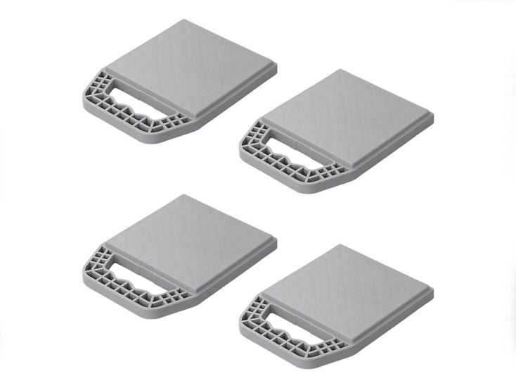 Plaques de support avec poignée – Set de 4