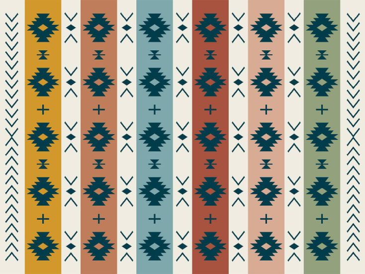 Obelink Aztec 370 x 270 cm tapis de sol