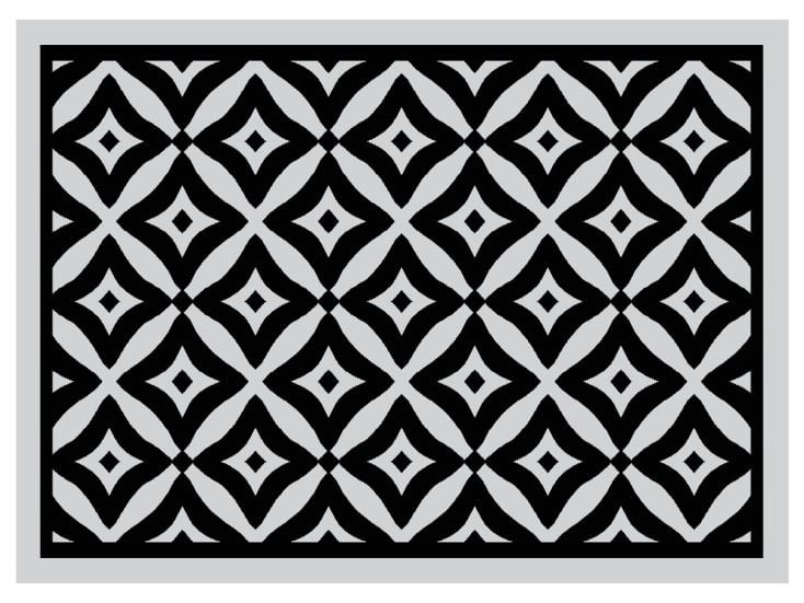 Obelink Patio Mat Cube 370 x 270 cm tapis de tente