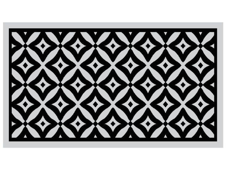 Obelink Patio Mat Cube 440 x 250 cm tapis de tente