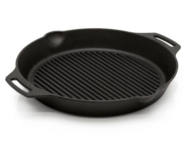 Petromax Skillet grill avec deux poignées Ø 35 cm en fonte