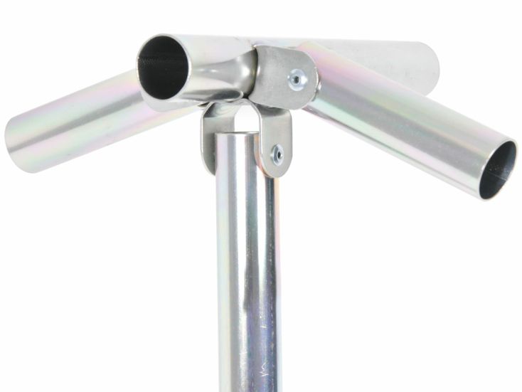 Piper croix centrale armature auvent acier 25 mm