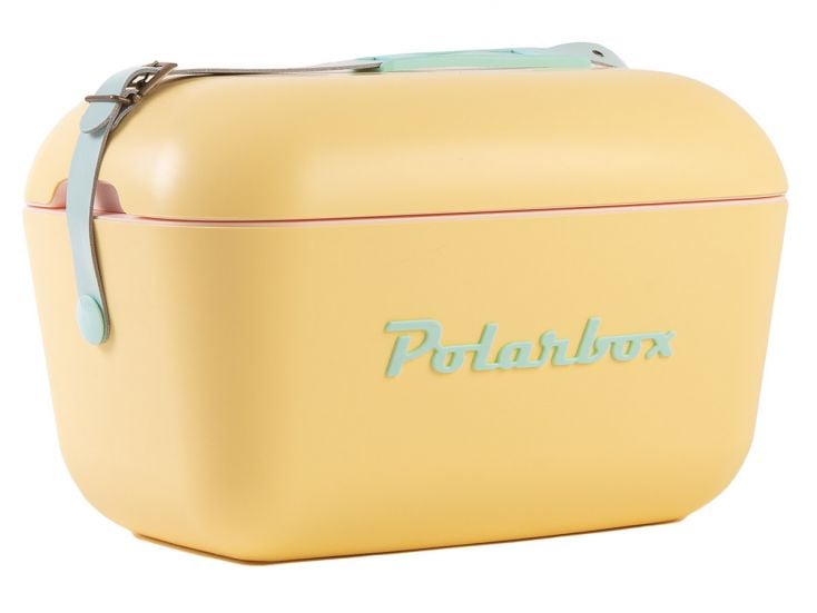 Polarbox Vintage Retro glacière 20 litres jaune